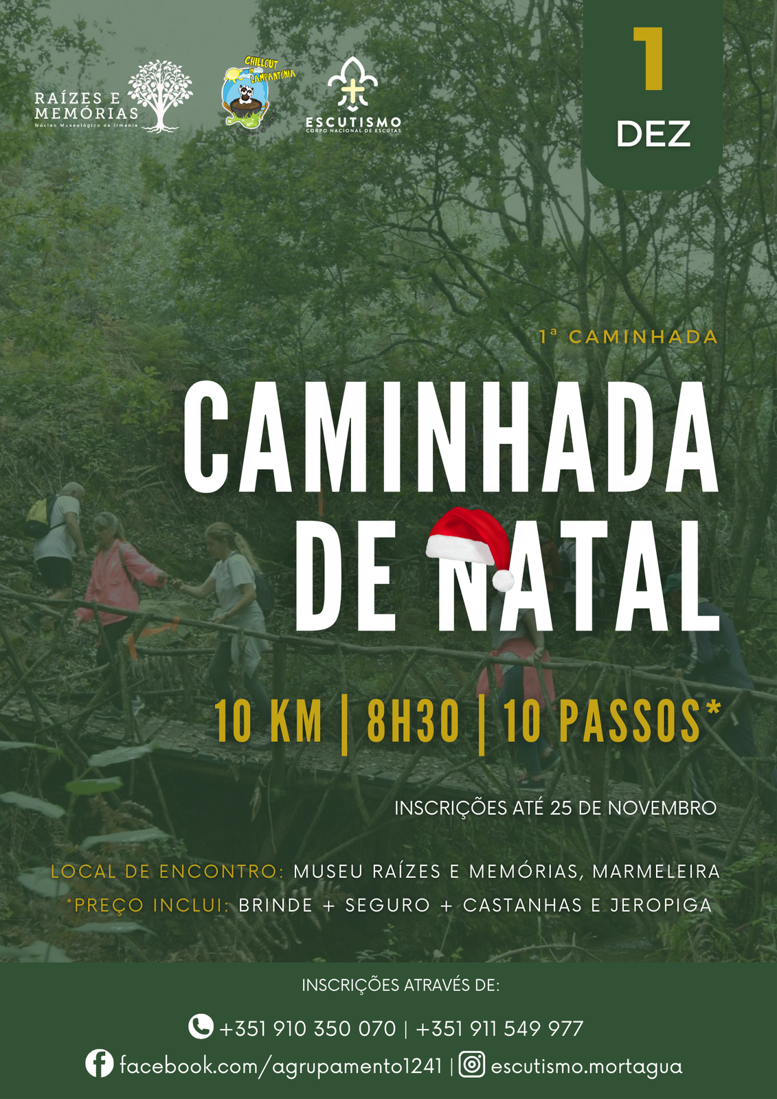 Caminhada de Natal do Agrupamento 1241 