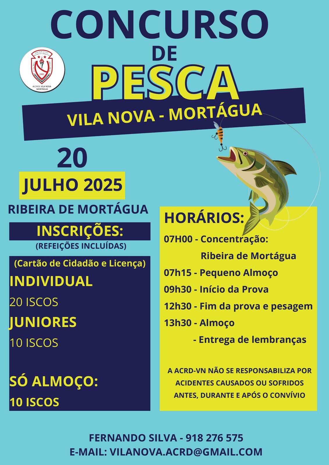 Concurso de Pesca Desportiva - Vila Nova Mortágua 