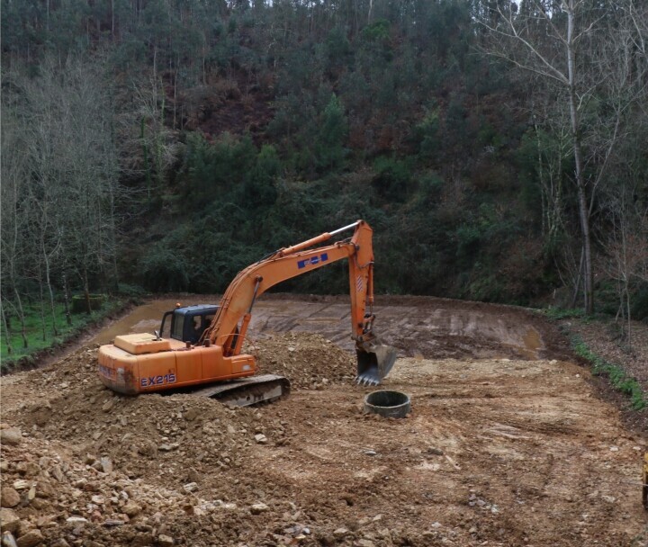Iniciada empreitada do Tratamento dos Efluentes Domésticos de Pomares 