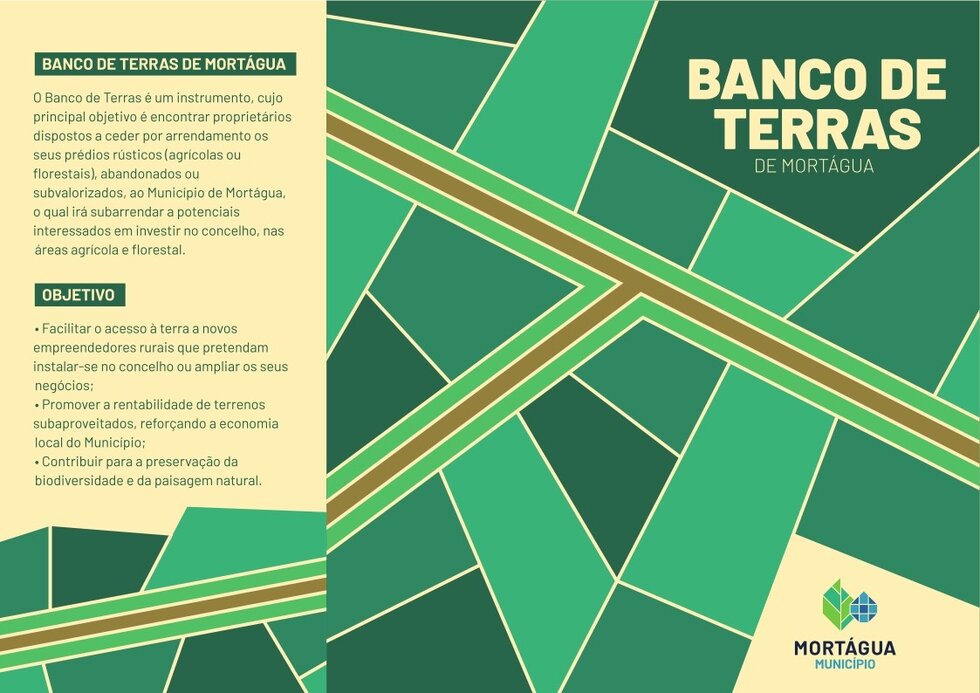 Flyer - Banco de Terras de Mort&aacute;gua